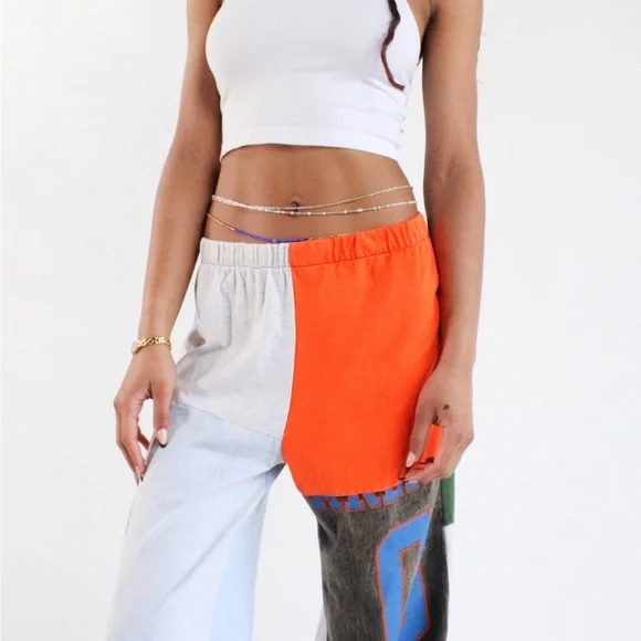 Colorful Patchwork Lounge Pants - Picture 2 of 6